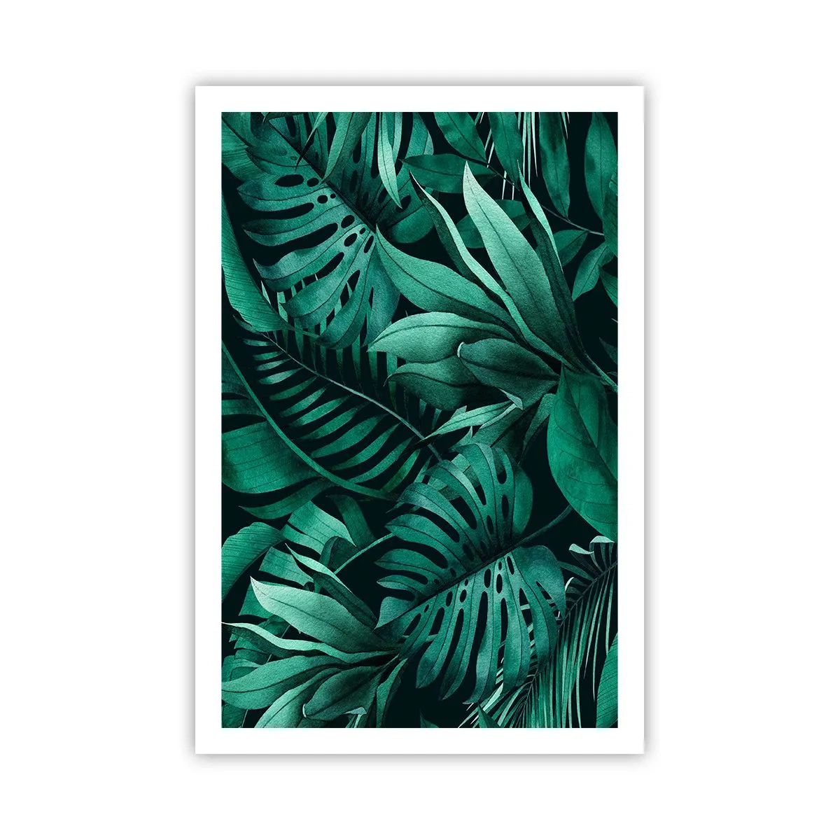 Poster - Dal profondo del verde tropicale - 61x91 cm