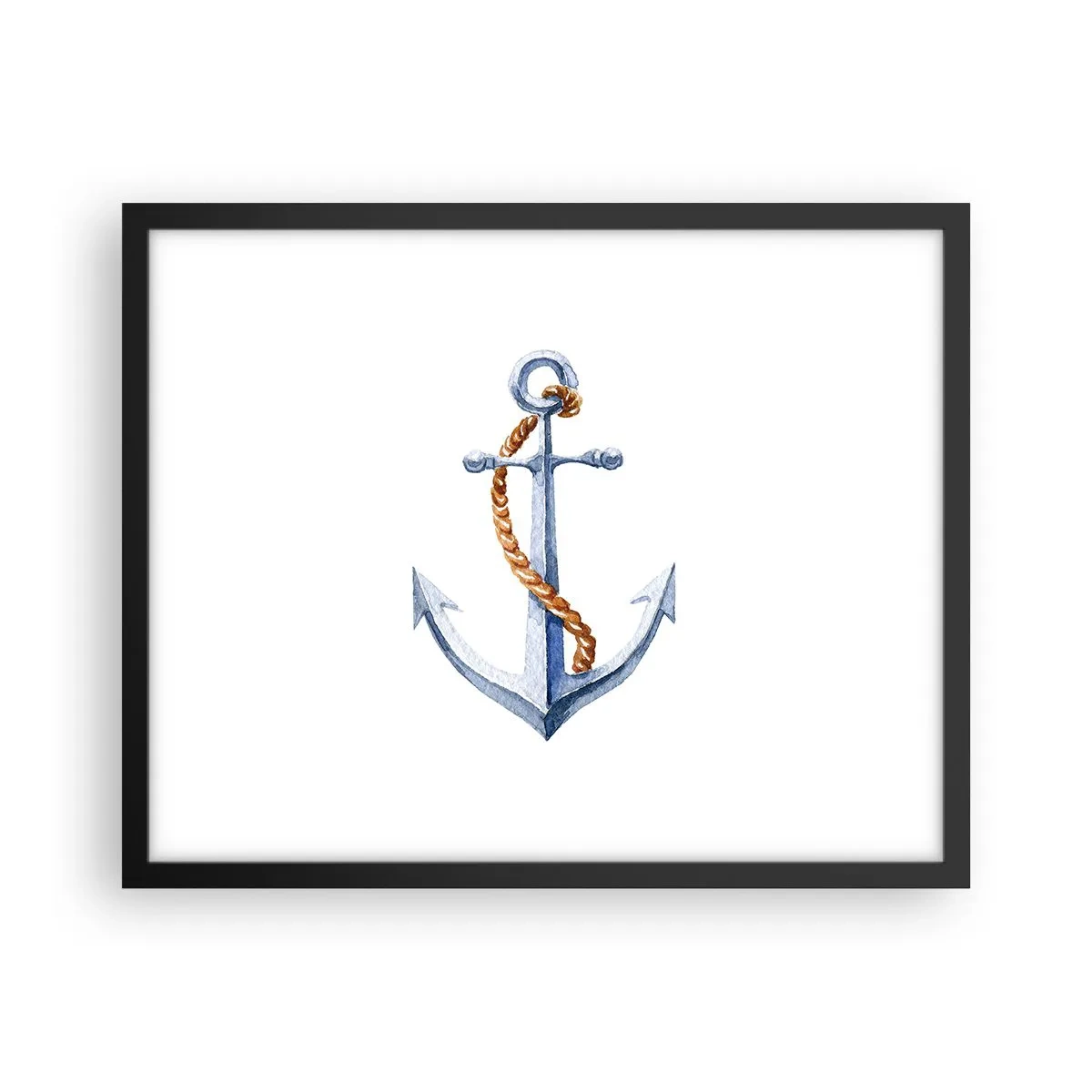 Poster in cornice nera - Benvenuta avventura! - 50x40 cm