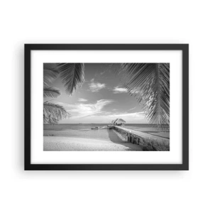 Poster in cornice nera - Un ricordo o un sogno? - 40x30 cm