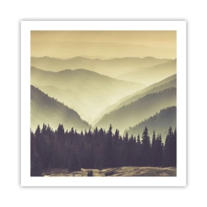 Poster - Dopo sette montagne… - 60x60 cm