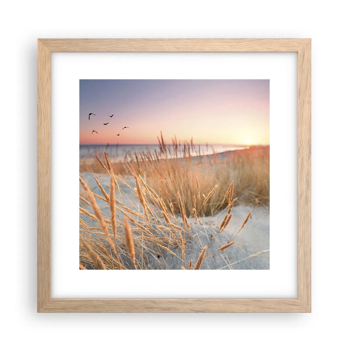 Poster in cornice rovere chiaro - Ninna nanna baltica - 30x30 cm