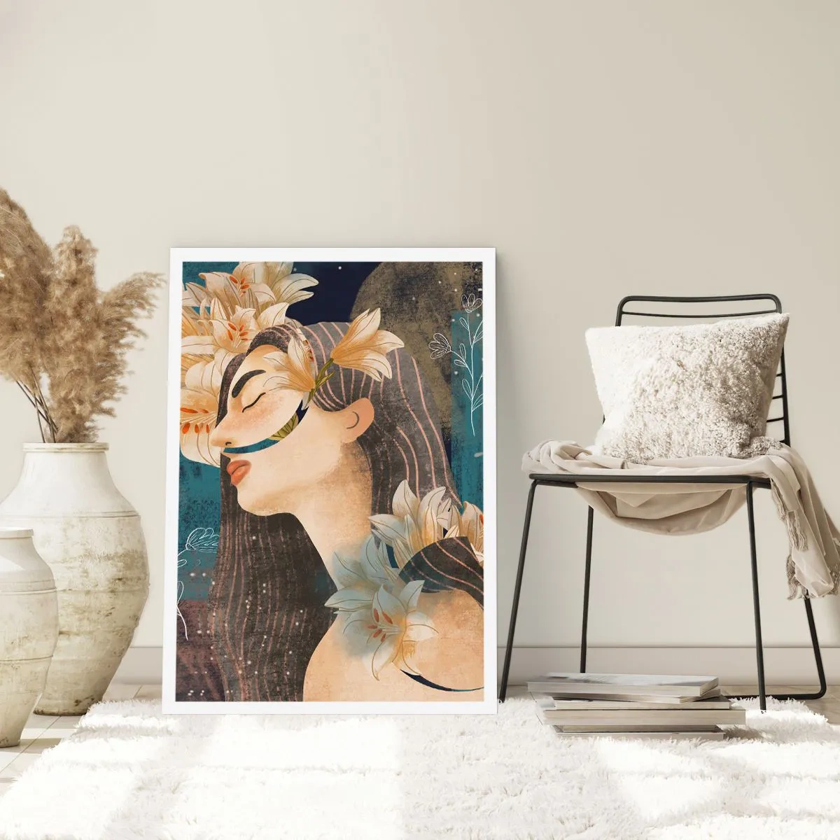Poster - La favola della principessa con i gigli - 30x40 cm