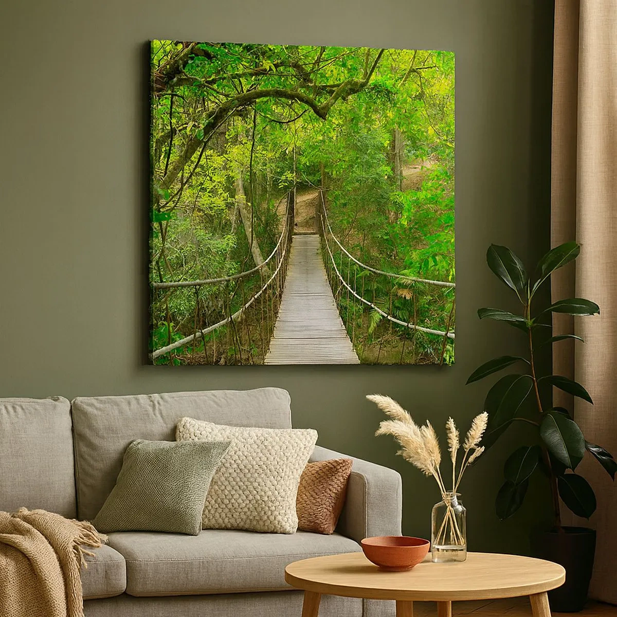 Quadro su tela - Stampe su Tela - Perché nel giardino crescono i rampicanti - 30x30 cm