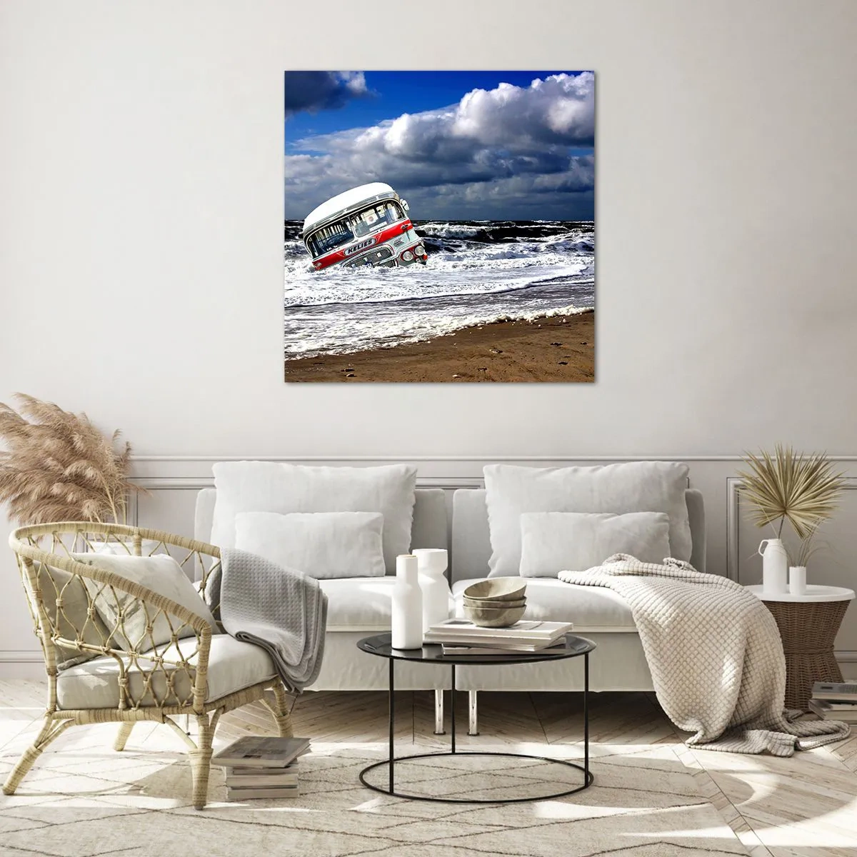 Quadro su vetro - Ti meravigli? - 30x30 cm