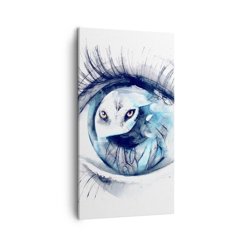 Quadro su tela - Stampe su Tela - Faccia a faccia con la natura selvaggia - 45x80 cm