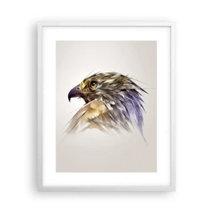 Poster in cornice bianca - Ritratto di guerriero - 40x50 cm