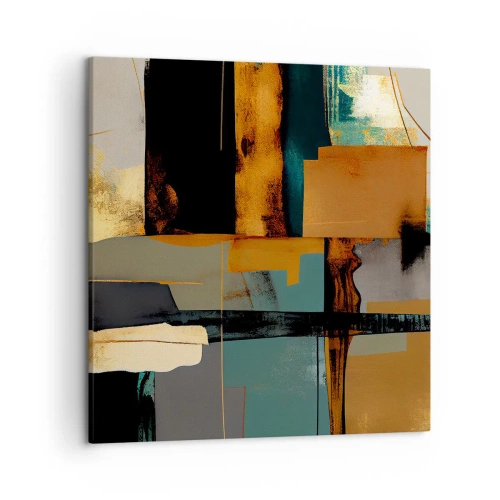 Quadro su tela - Stampe su Tela - Astrazione: luci e ombre - 50x50 cm