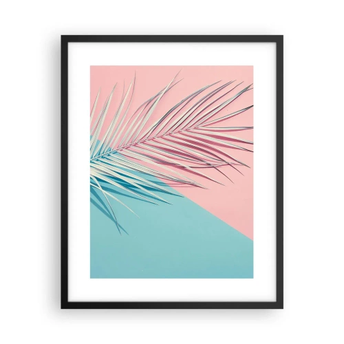Poster in cornice nera - Impressione tropicale - 40x50 cm
