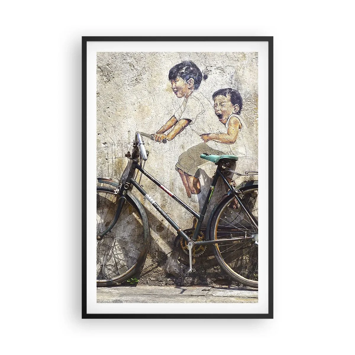 Poster in cornice nera - Vero o falso? - 61x91 cm