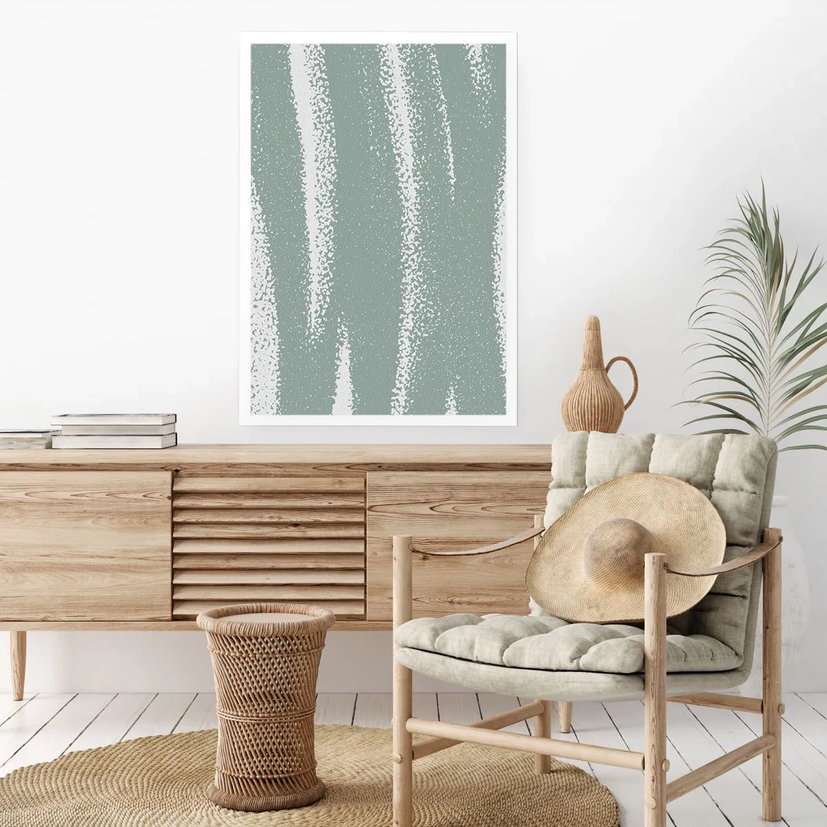 Poster - Astrazione in clima invernale - 30x40 cm