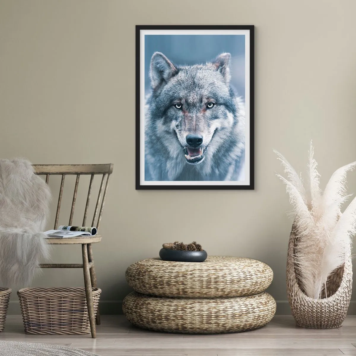 Poster in cornice nera - Accetti la sfida? - 61x91 cm