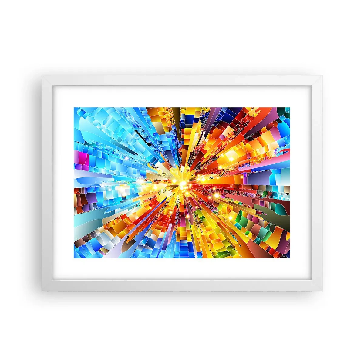 Poster in cornice bianca - In medias res - 40x30 cm