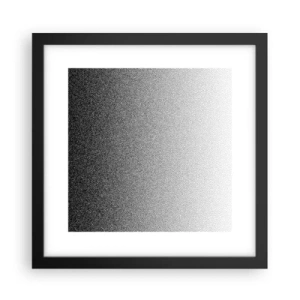 Poster in cornice nera - Verso la luce - 30x30 cm