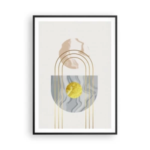 Poster in cornice nera - Chiarezza e lucentezza - 70x100 cm