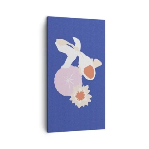 Quadro su tela - Stampe su Tela - Composizione di fiori e boccioli - 45x80 cm