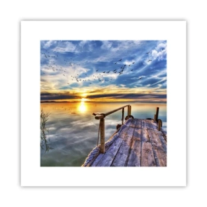 Poster - Il vento è andato a dormire - 30x30 cm