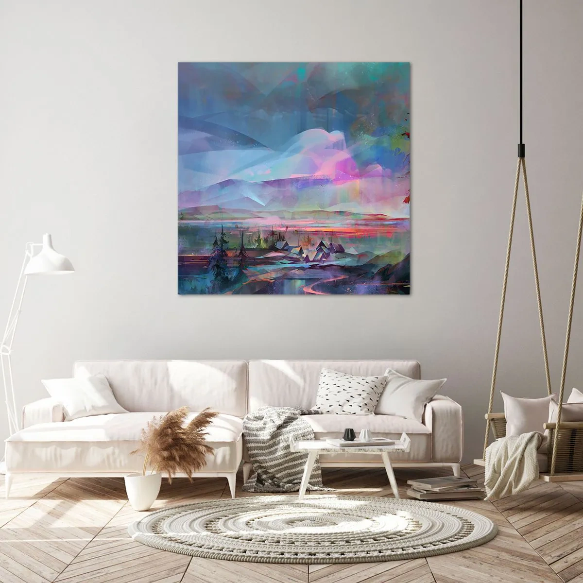 Quadro su tela - Stampe su Tela - Sotto un cielo benevolo - 30x30 cm