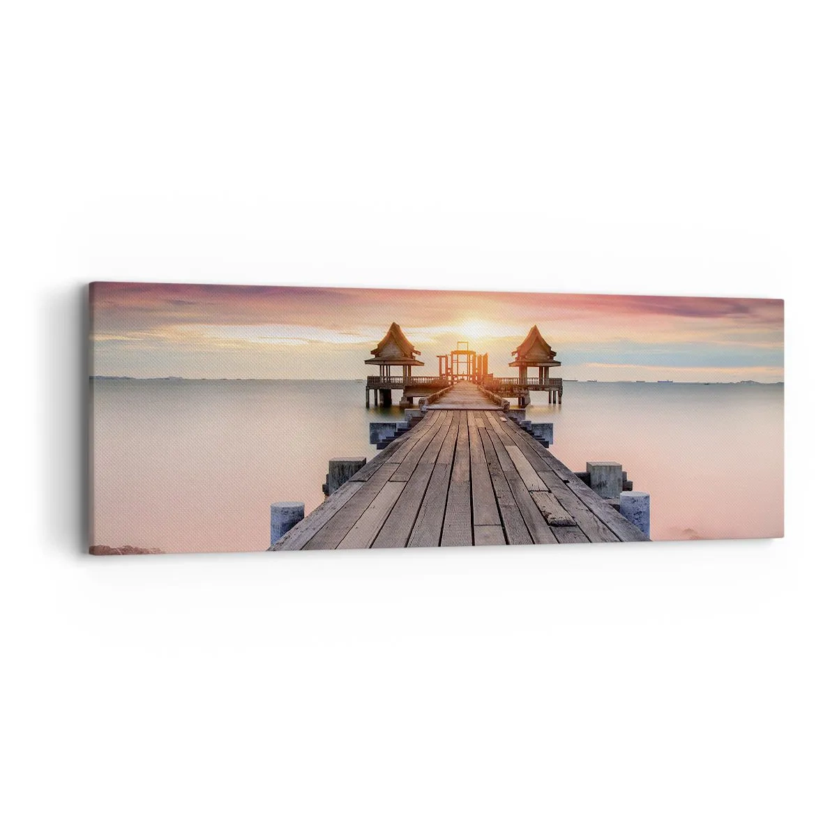 Quadro su tela - Stampe su Tela - Tramonto d'oriente - 90x30 cm