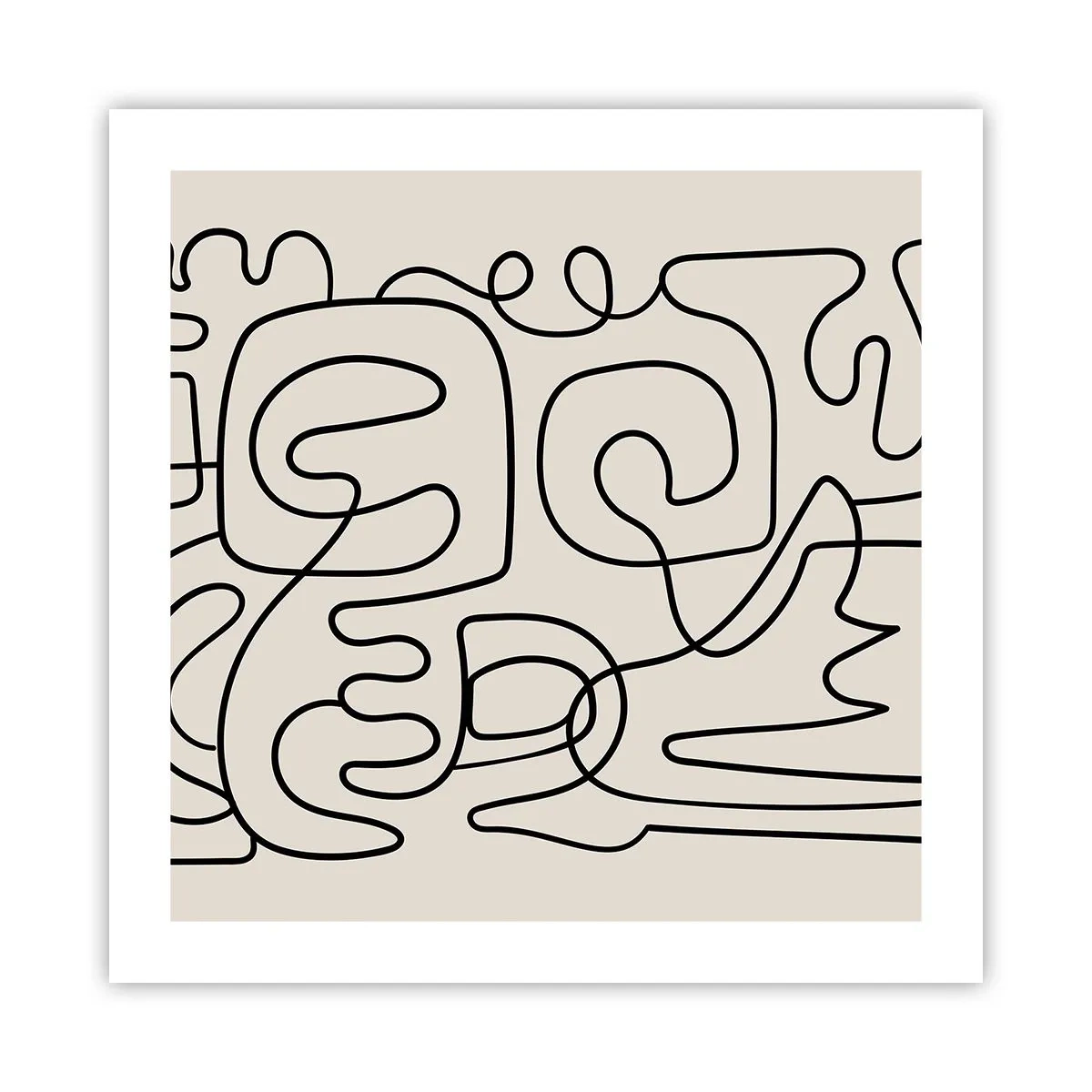 Poster - Segui il percorso - 50x50 cm