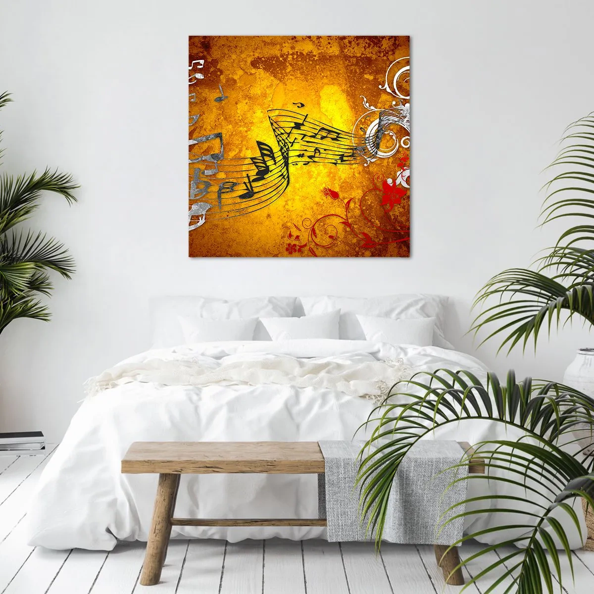 Quadro su tela - Stampe su Tela - Che la musica scorra - 70x70 cm