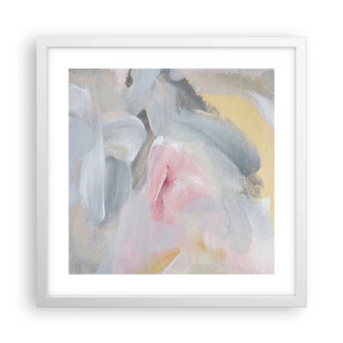 Poster in cornice bianca - Nel mondo pastello - 40x40 cm