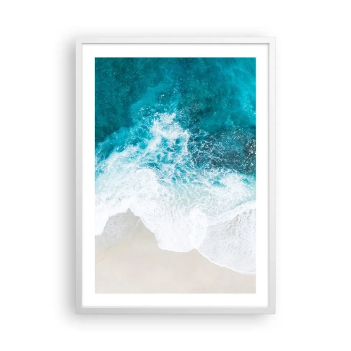 Poster in cornice bianca - Morbidezza naturale - 50x70 cm
