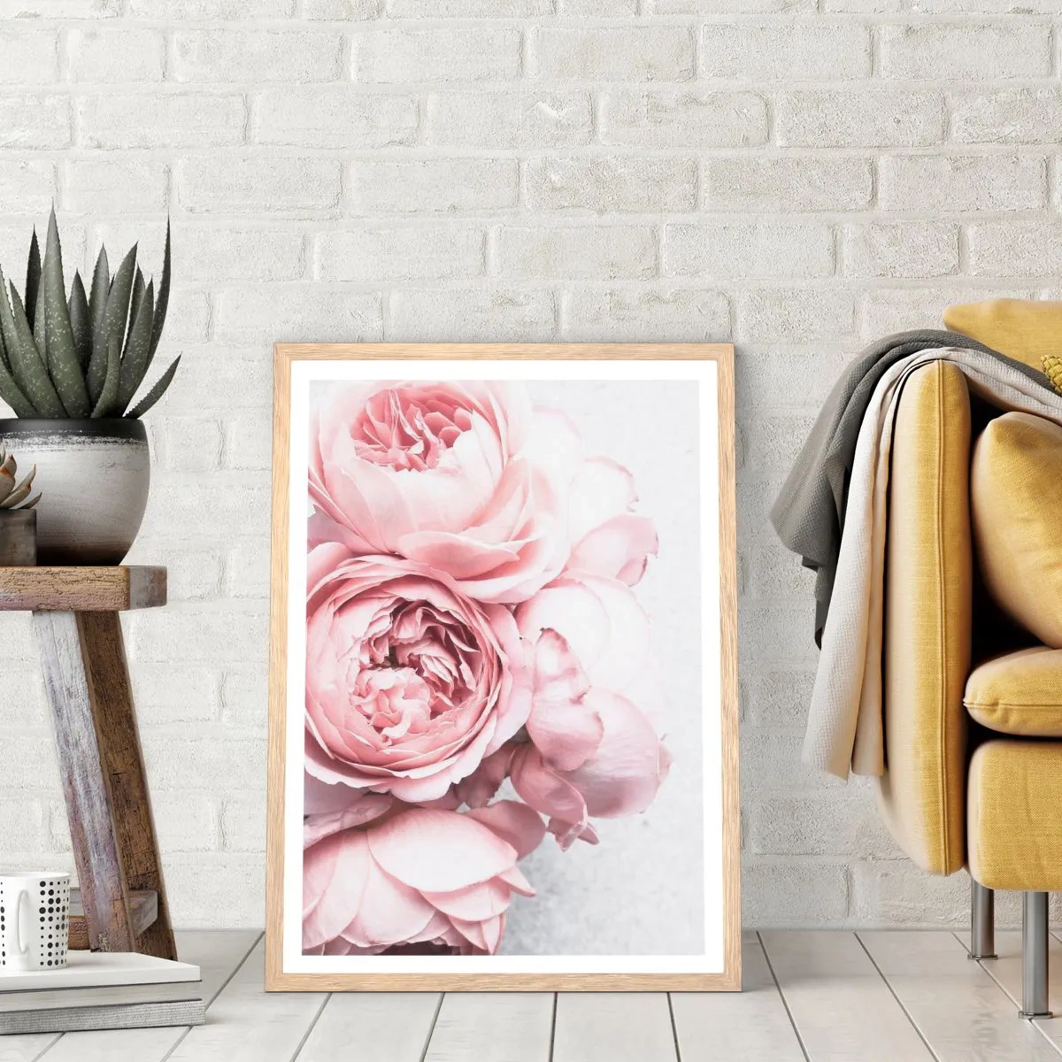 Poster in cornice rovere chiaro - Per i romantici - 50x70 cm