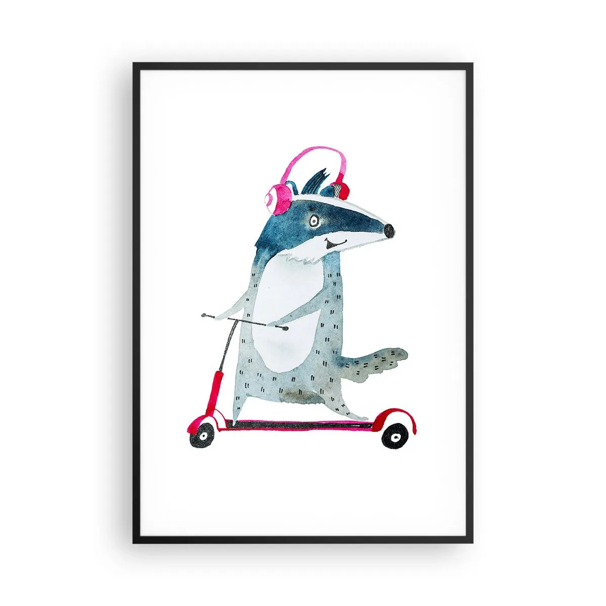 Poster in cornice nera - Tassi di gioia - 70x100 cm