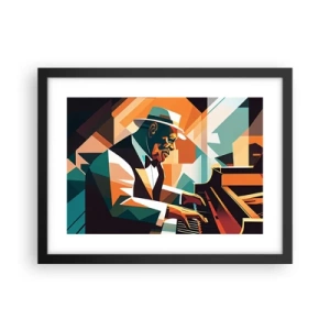 Poster in cornice nera - Tutto il jazz - 40x30 cm