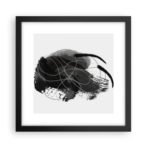 Poster in cornice nera - Nato dal nero - 30x30 cm
