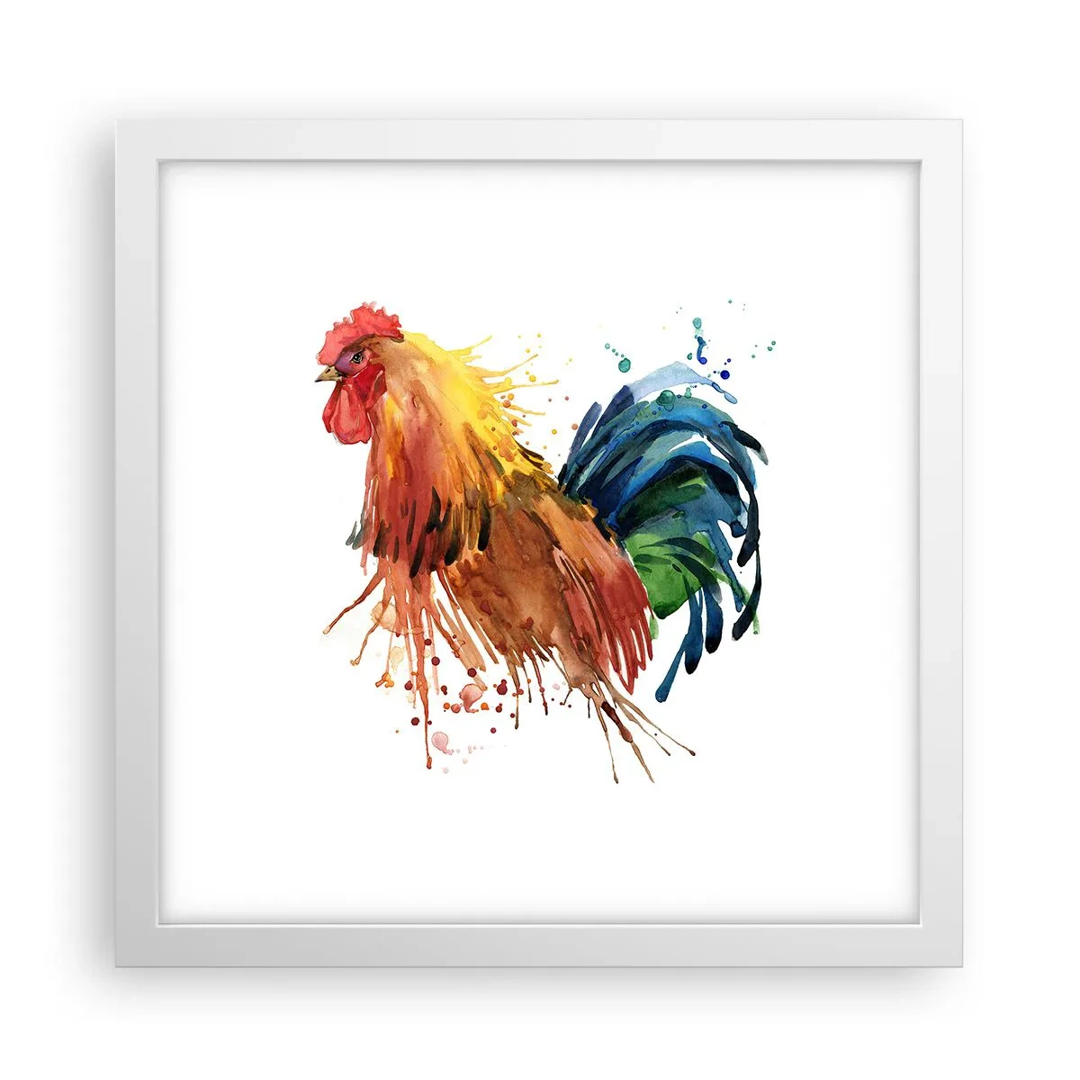 Poster in cornice bianca - Abito reale, orgoglio reale - 30x30 cm