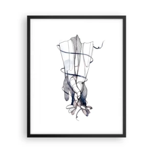 Poster in cornice nera - Studio del tocco - 40x50 cm