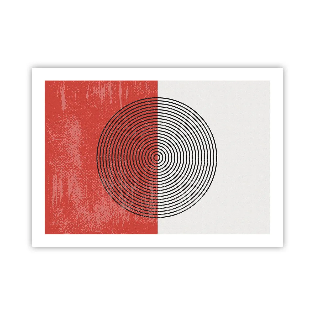 Poster - Dritto al centro - 70x50 cm