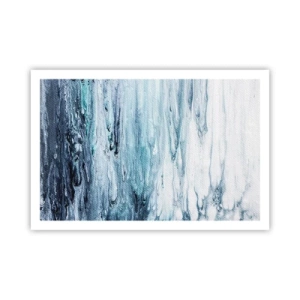 Poster - Ghiaccio blu - 91x61 cm