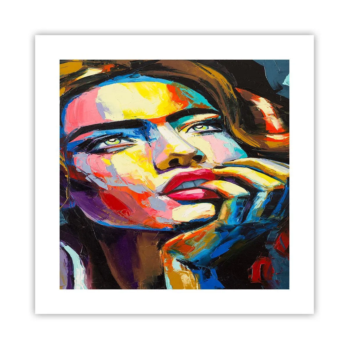 Poster - I sogni come uccelli planano nel cielo - 40x40 cm