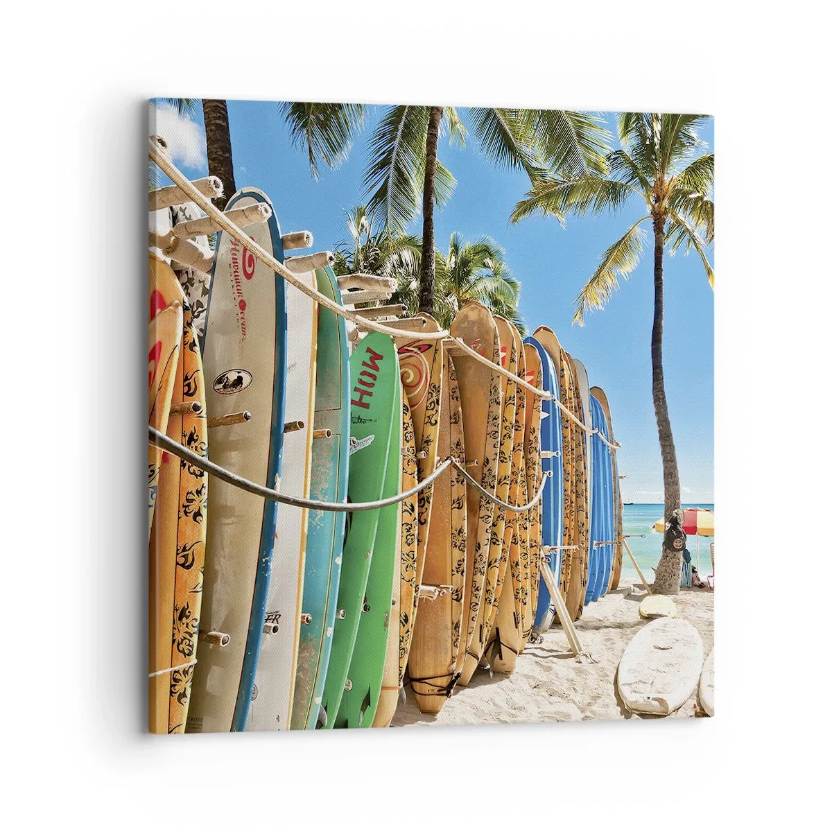 Quadro su tela - Stampe su Tela - Divertimento sotto il sole - 70x70 cm