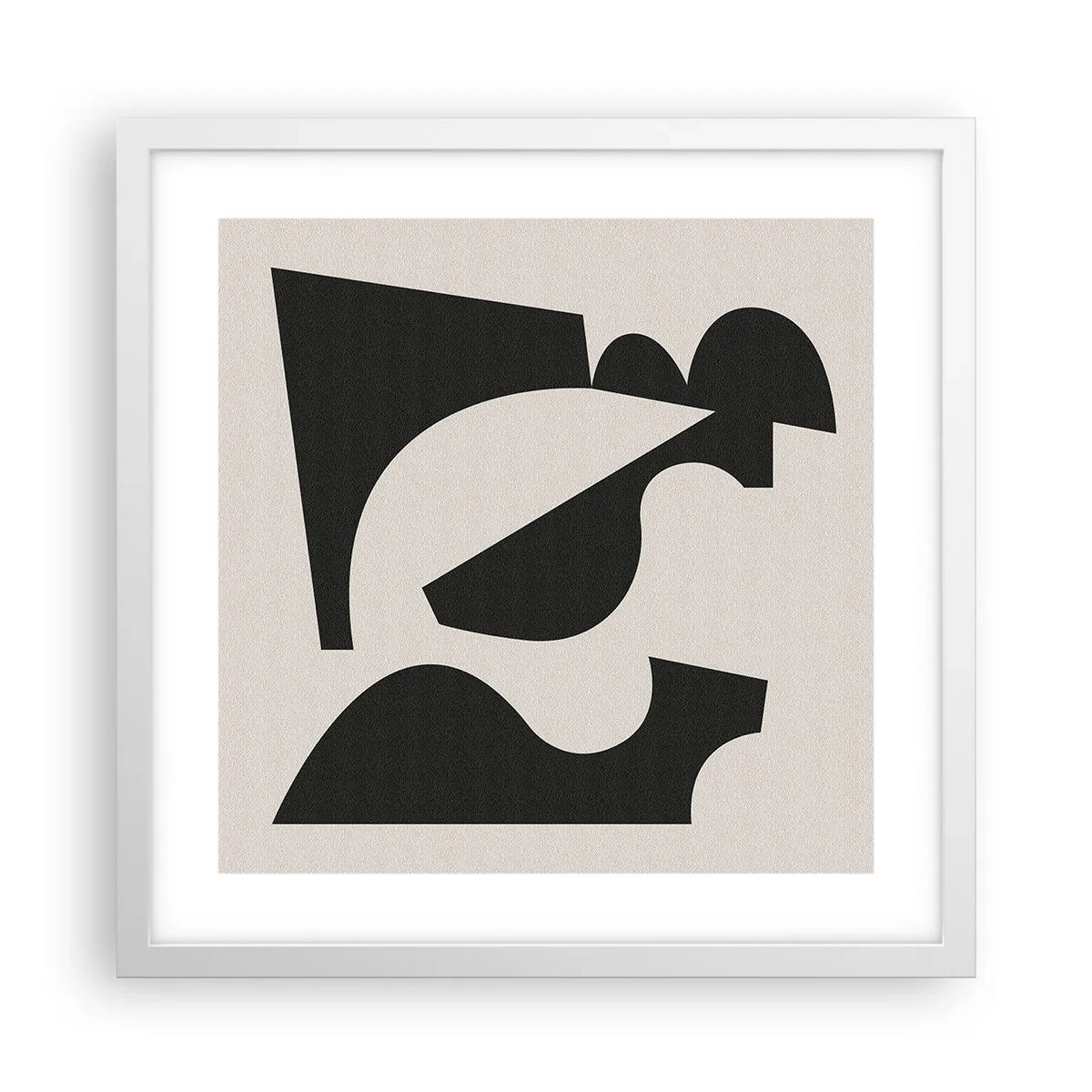 Poster in cornice bianca - Kit di montaggio - 40x40 cm