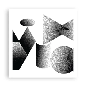 Poster - Angoli e ovali - 60x60 cm