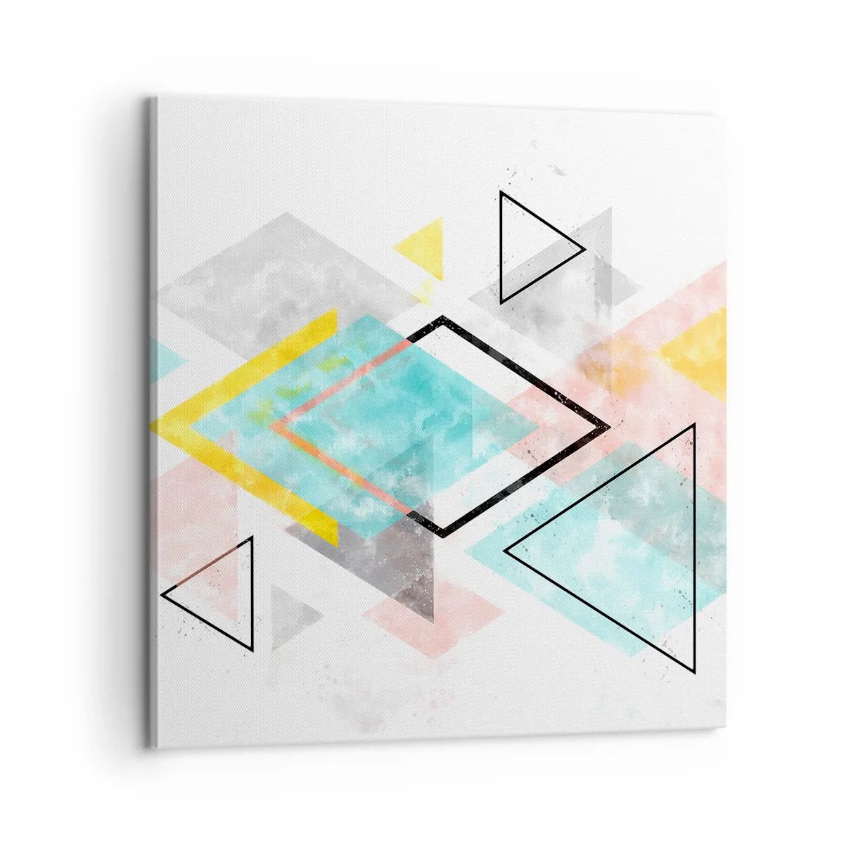 Quadro su tela - Stampe su Tela - Gioco geometrico - 60x60 cm