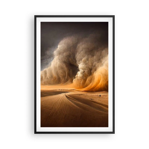 Poster in cornice nera - L'ira del deserto - 61x91 cm