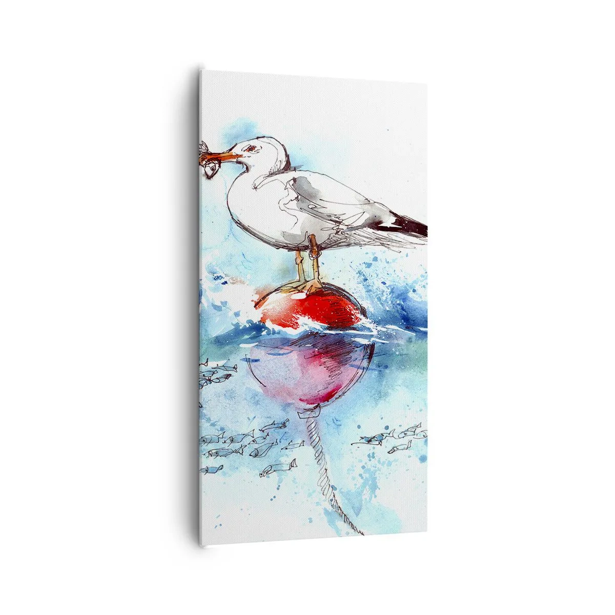 Quadro su tela - Stampe su Tela - Buona pesca - 65x120 cm