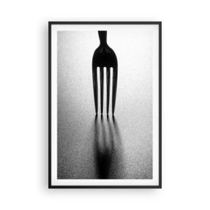Poster in cornice nera - Luce e ombra - 61x91 cm