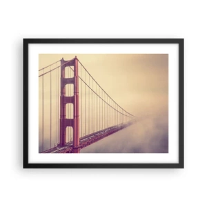 Poster in cornice nera - Tra il cielo e la terra - 50x40 cm