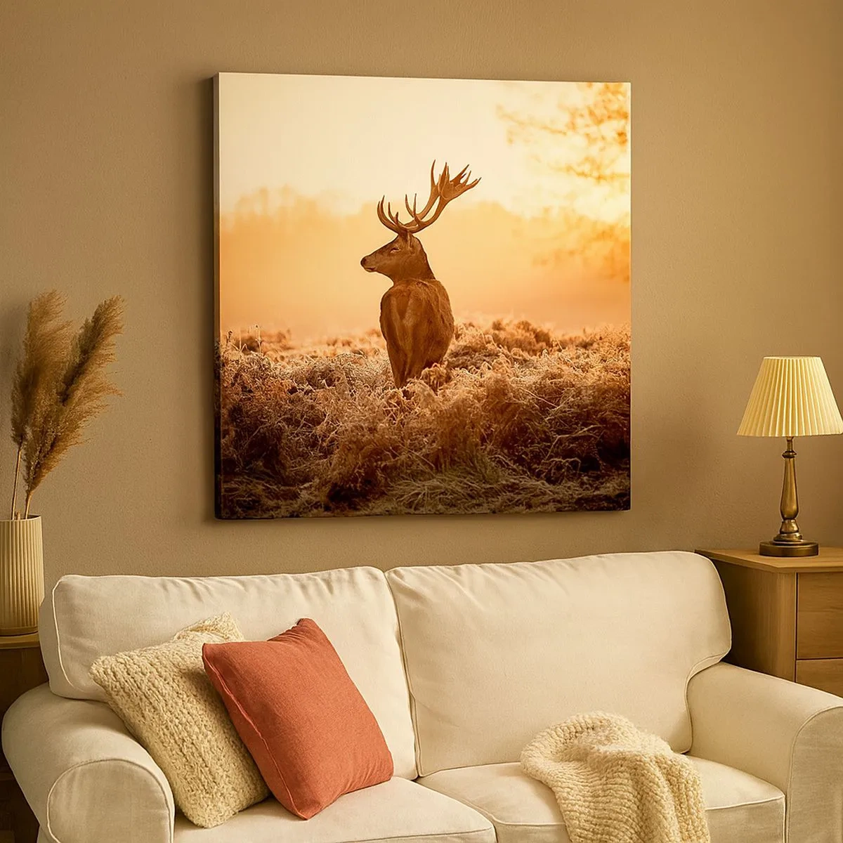 Quadro su tela - Stampe su Tela - Il signore sulle sue terre - 30x30 cm