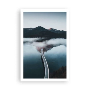 Poster - Sull'acqua liscia come uno specchio - 61x91 cm