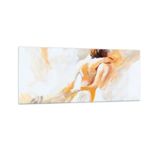 Quadro su vetro - Nel cielo dell'intimità - 100x40 cm