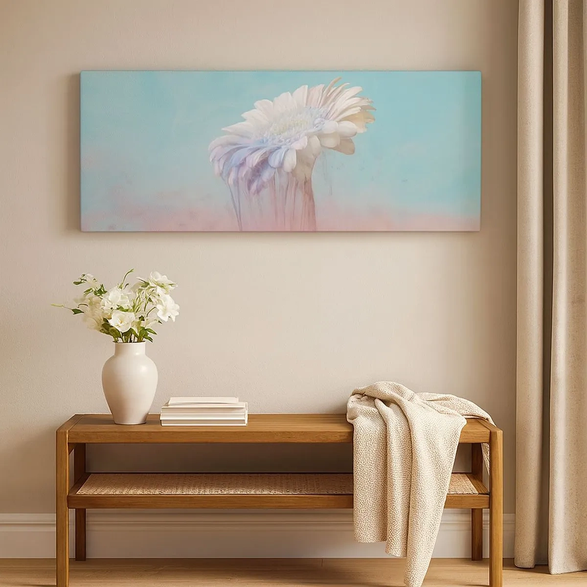 Quadro su tela - Stampe su Tela - L'aldilà dei fiori - 100x40 cm