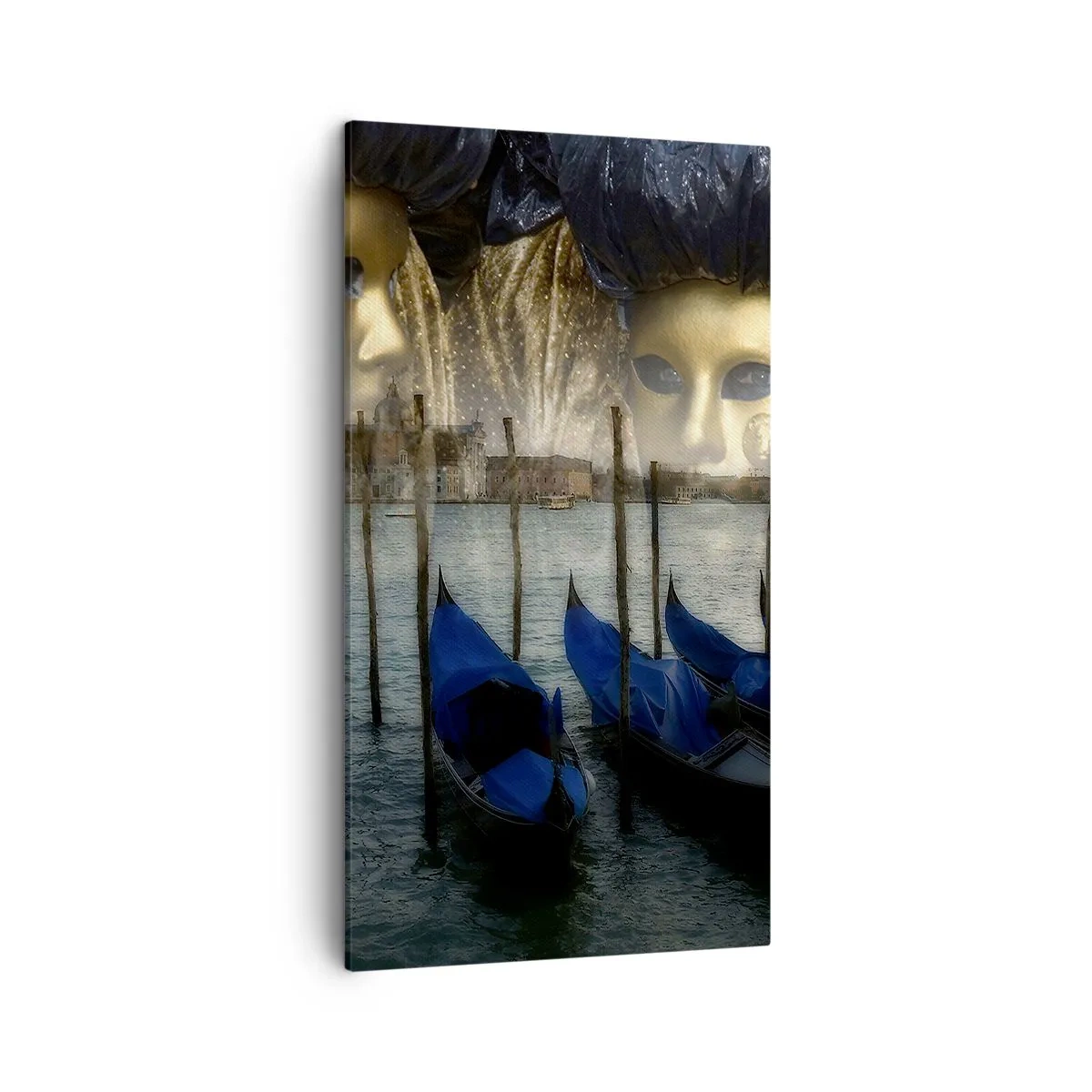 Quadro su tela - Stampe su Tela - È ora di iniziare il carnevale - 45x80 cm