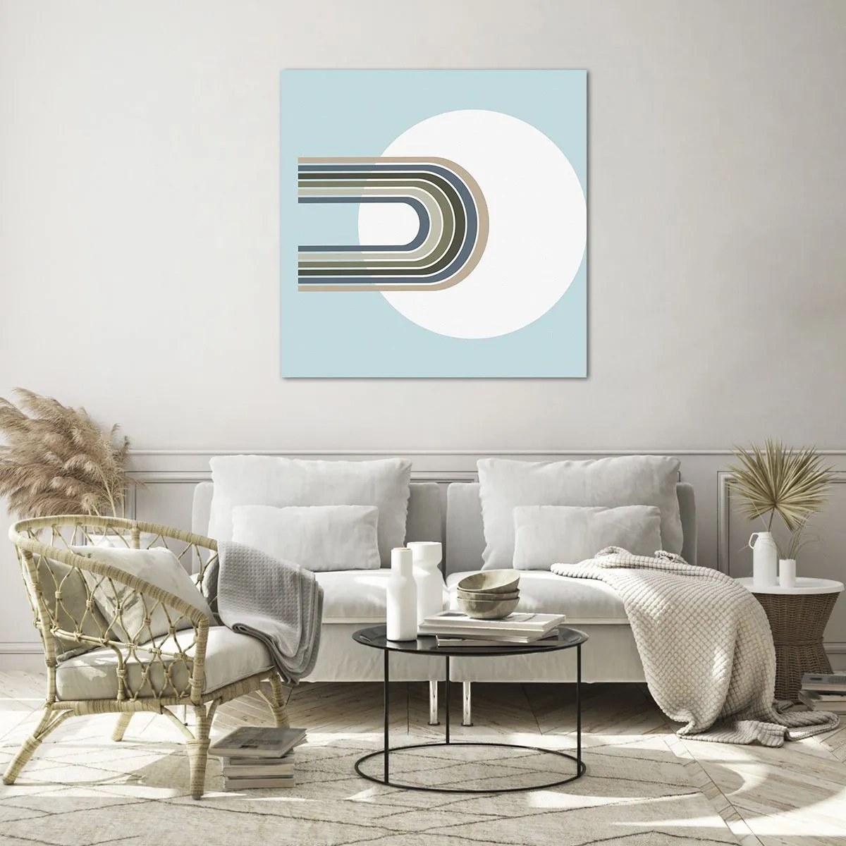 Quadro su vetro - Attrazione irresistibile - 40x40 cm