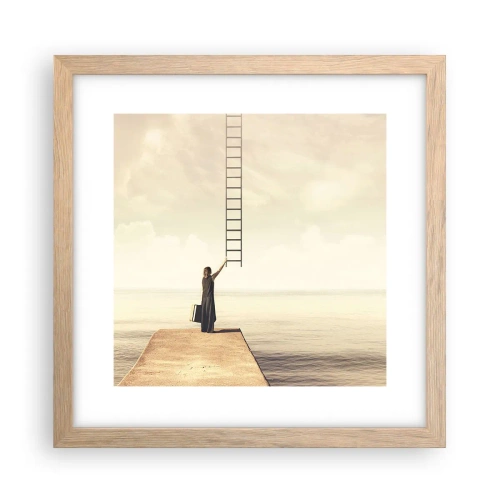 Poster in cornice rovere chiaro - Viaggio magico - 30x30 cm